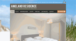Desktop Screenshot of ameland-residence.nl