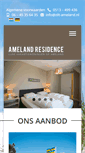 Mobile Screenshot of ameland-residence.nl